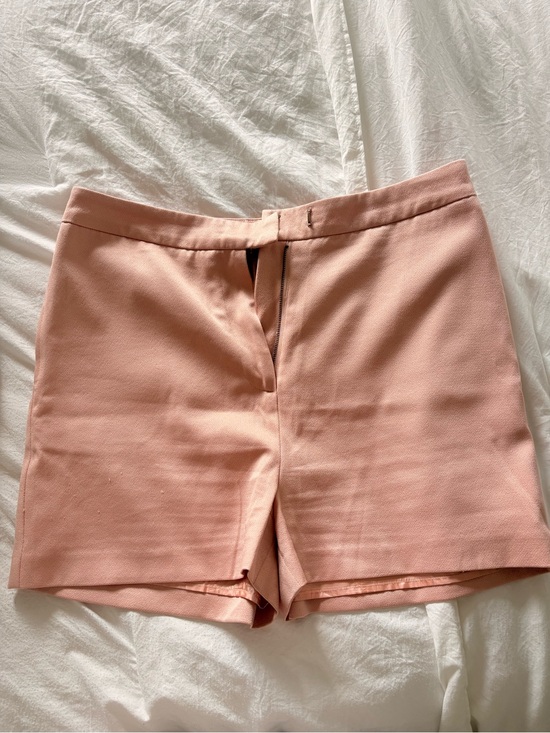 Shinestar Pants - Shinestar Blush Pink Tailored High-Rise Shorts